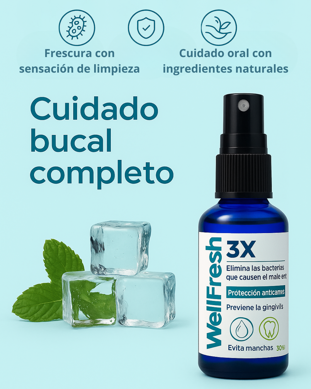 WellFresh™ 3X - Refresca tu aliento, potencia tu higiene bucal🎁Envío Gratis