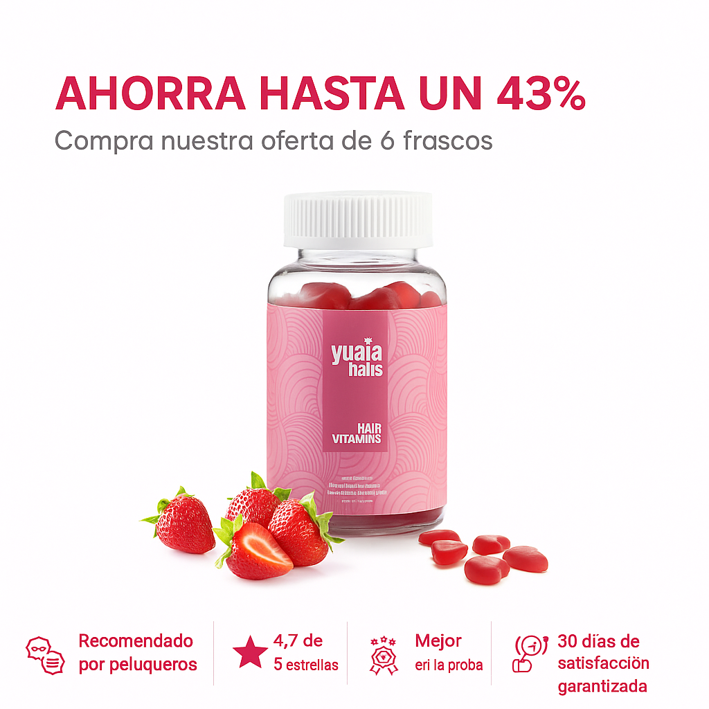 Yuaia — Vitaminas para mantener un cabello más fuerte y con mejor apariencia🎁Envío Gratis