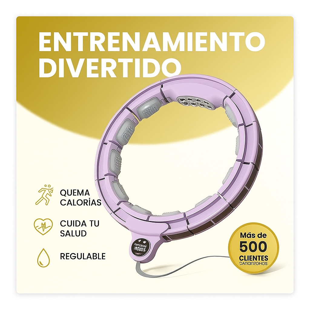 Aro Fitness Inteligente 2.0 – Más movimiento, más diversión, más resultados🎁50% Dcto