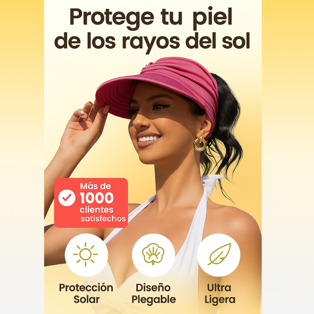 Sombrero Visera Solar Premium: Estilo + Protección UV en un Solo Toque