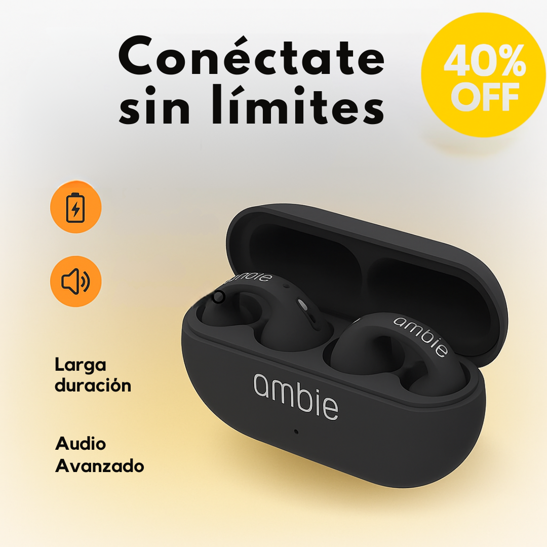 Audífonos abiertos que te dejan escuchar tu música sin aislarte del mundo 🎁Envío Gratis