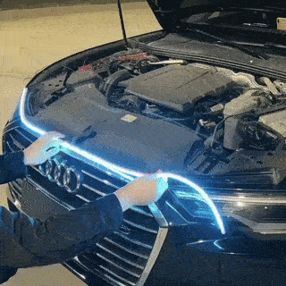 Cinta LED para Capo - Iluminación de Lujo Controlada por App que Convierte Tu Auto en una Obra de Arte.🎁Paga en Casa
