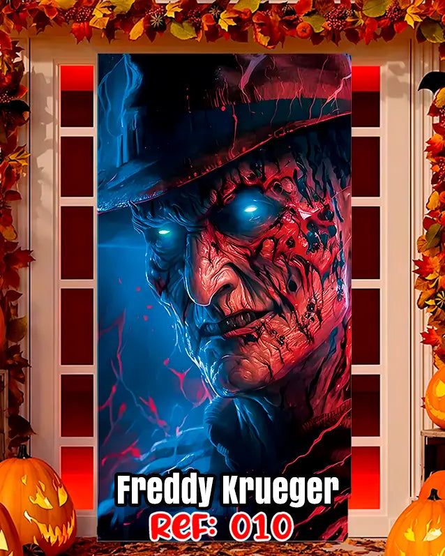 Fundas Halloween para Puertas – Transforma tu entrada en segundos🎁Envío Gratis