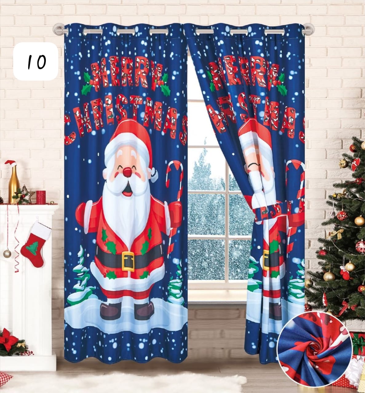 Vive la Magia de la Navidad - Cortinas Premium Blackout – Incluye Dos Paneles 🎁Envío Gratis
