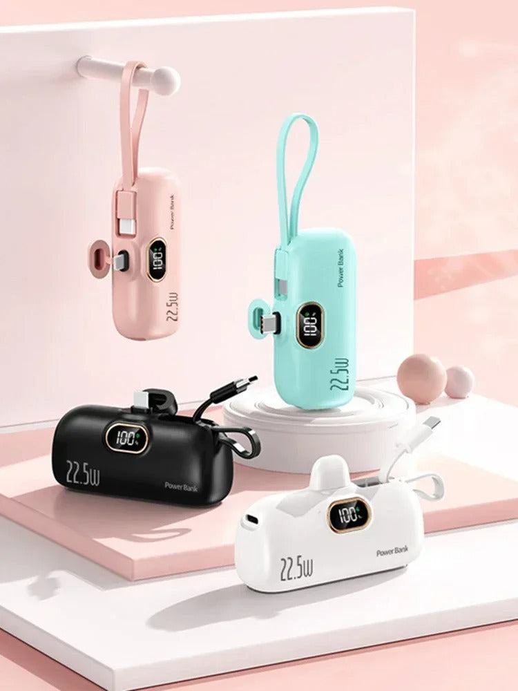 Mini Cargador Portátil 5000mAh – Energía siempre a tu alcance🎁Envío Gratis