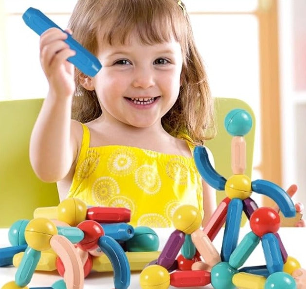 Bloques Construcción Magnéticos: Multiplica la Creatividad y Olvídate de las Pantallas. ¡Se están agotando!🎁Envío Gratis