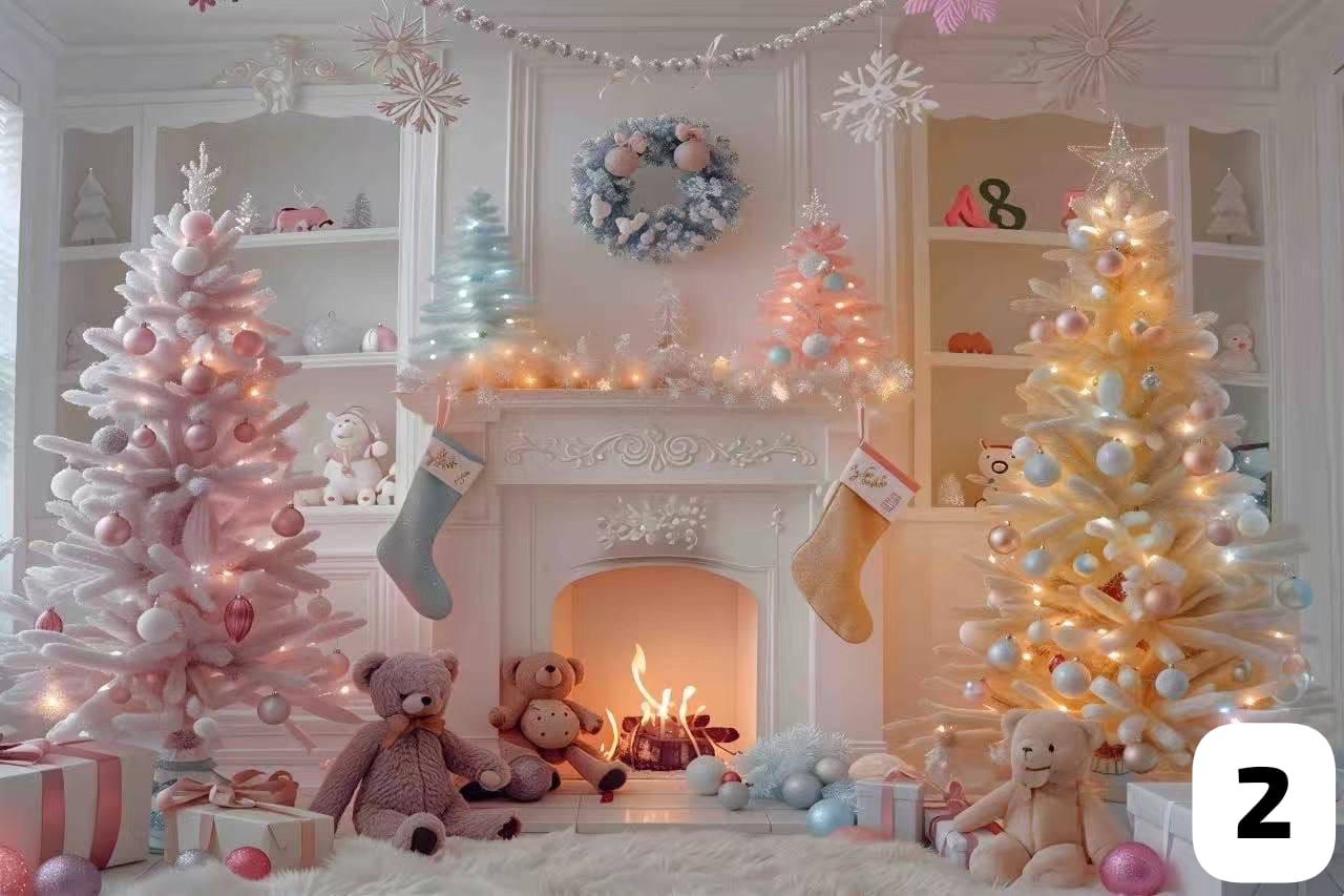 Telón Navideño Decorativo – Crea una Escena Mágica en Segundos🎁Envío Gratis