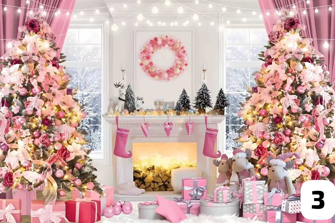 Telón Navideño Decorativo – Crea una Escena Mágica en Segundos🎁Envío Gratis