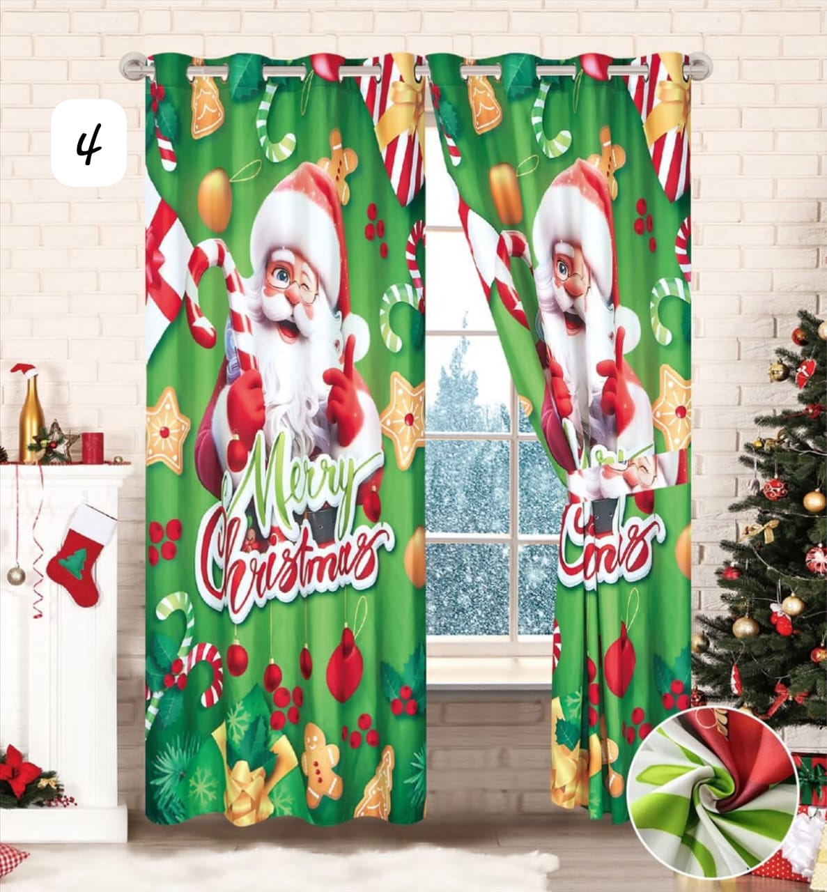 Vive la Magia de la Navidad - Cortinas Premium Blackout – Incluye Dos Paneles 🎁Envío Gratis