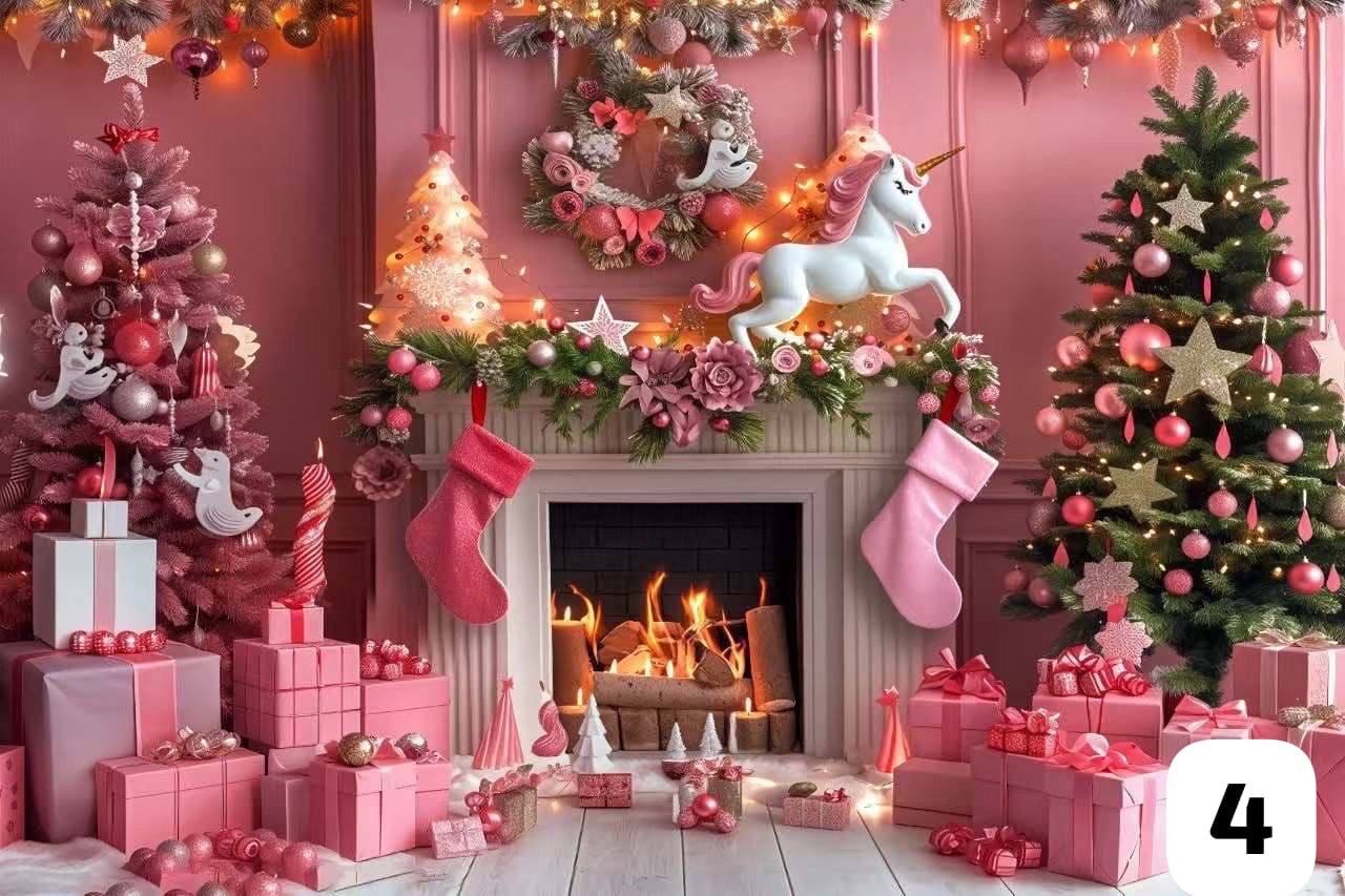 Telón Navideño Decorativo – Crea una Escena Mágica en Segundos🎁Envío Gratis