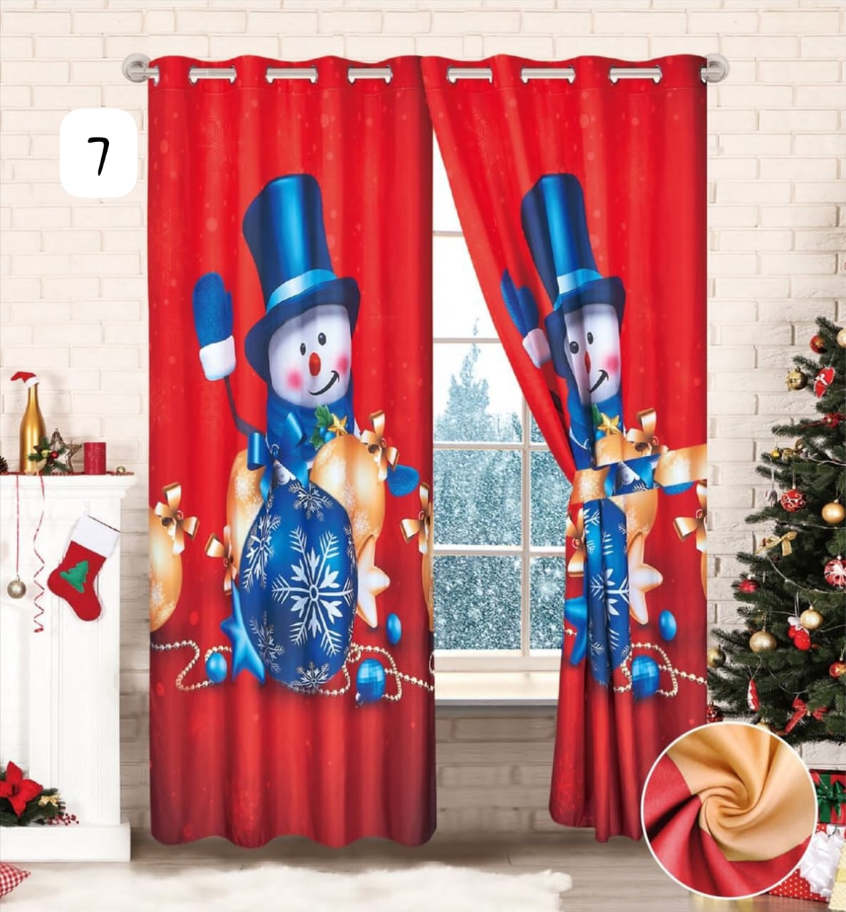 Vive la Magia de la Navidad - Cortinas Premium Blackout – Incluye Dos Paneles 🎁Envío Gratis