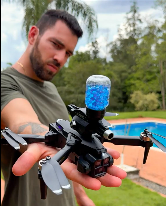Dron K11 Shot: Resistente a los Golpes y con Lanzador de Hidrogel... ¡Consigue HOY tu Segunda Batería GRATIS!🎁Paga en Casa - Envío Gratis