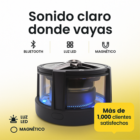 Mini Parlante M‑Q5: sonido potente contigo todo el tiempo-Blanco o Negro tu escoges🎁50% Dcto