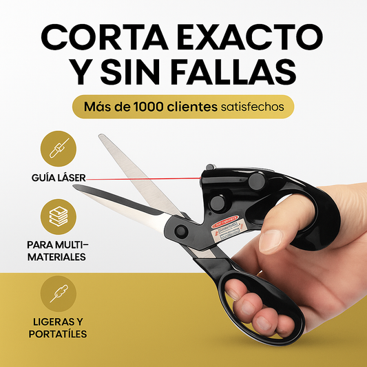 Corta Exacto y Sin Fallas con las Tijeras Láser Profesionales🎁Envío Gratis