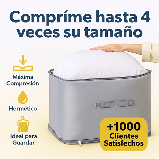 MaxiBolsa Vac- Gana hasta 80% más espacio en segundos con esta Bolsa de Compresión al Vacío🎁Envío Gratis