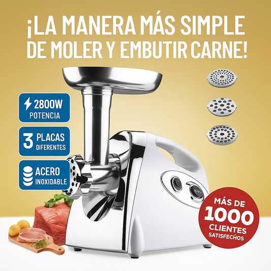 Convierte tu cocina en una carnicería profesional con el Molino Eléctrico MGB-120