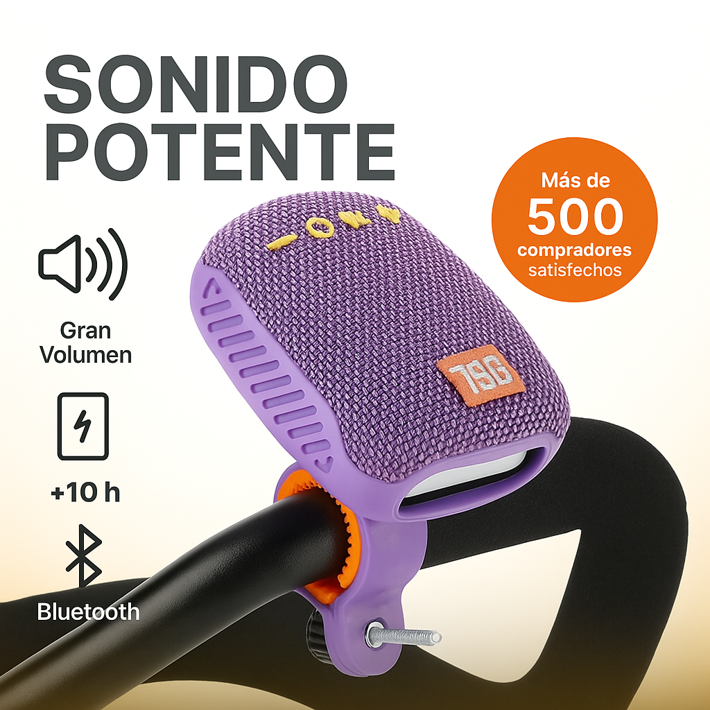 Parlante Bluetooth TG-392 – Sonido Potente para tus Aventuras al Aire Libre🎁Gratis Shampoo con Cera Autobrillante para Carro ó Moto
