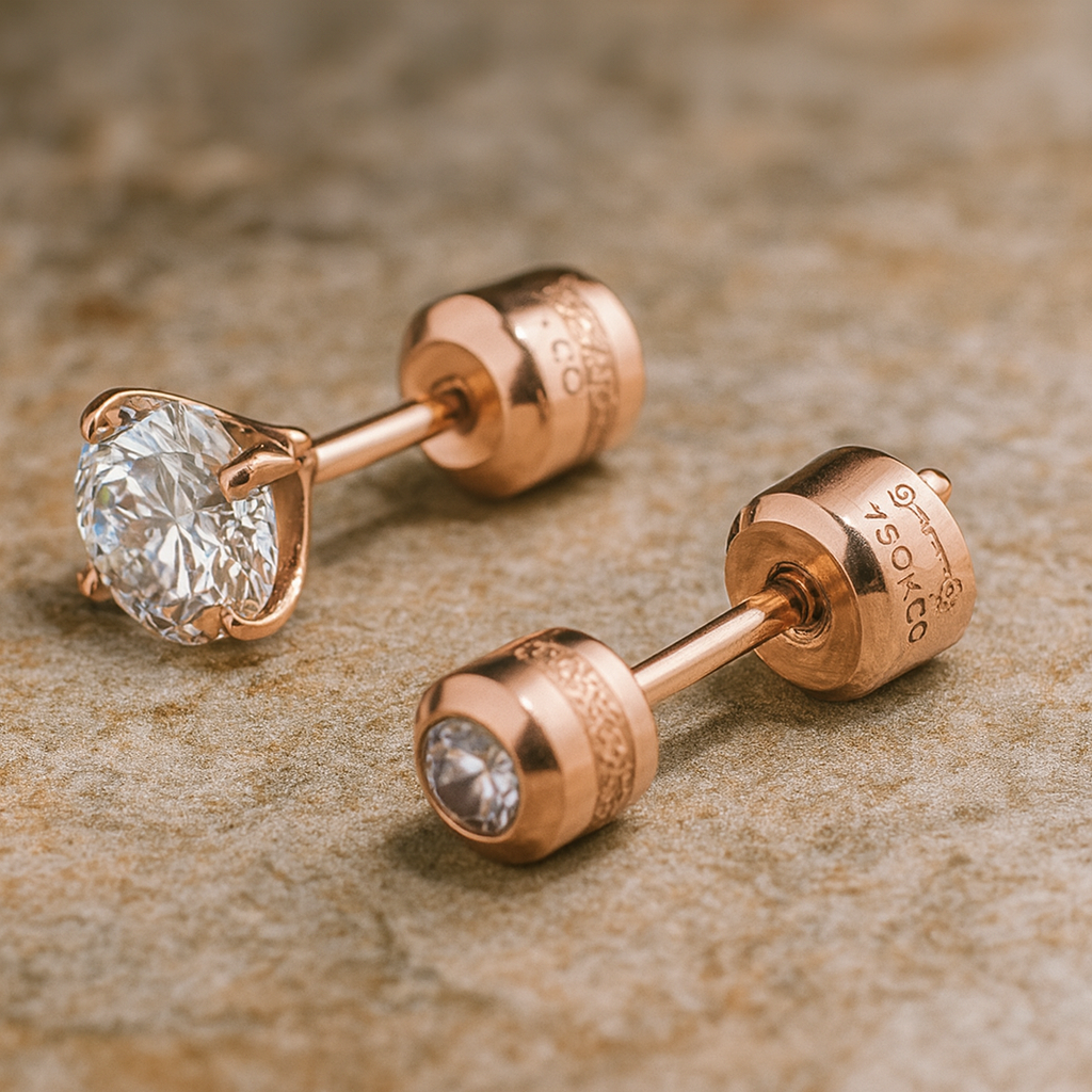 Pinzas Planas para el cabello – 1 juego (4 piezas) + Par Aretes 2 en 1🎁Envío Gratis-Paga en Casa