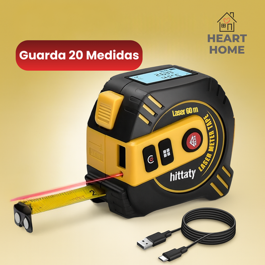Laser Pro 40: Pantalla  Digital - Medidor distancia Laser 40 metros - Cinta Métrica (Acero al Magnesio) 5 metros🎁Envío Gratis