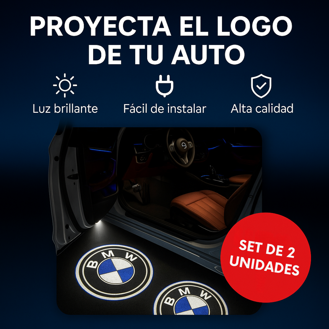 Set de 2 Proyectores ProyecMarc -Lleva tu marca al siguiente nivel con este set de 2 proyectores-🎁Envío Gratis